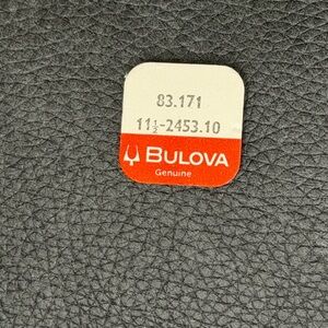 NOS Bulova Watch #83.171 11 1/2-2453.10. Day In Spng Clip. Auth Bulova component